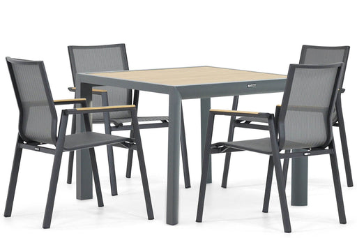 Lifestyle Fiora/Borello 100 cm dining tuinset 5-delig