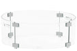 Lifestyle glasset rond voor inbouwbrander