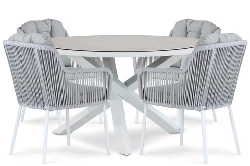Santika Tendenza/Livorno 125 cm dining tuinset 5-delig - 21290