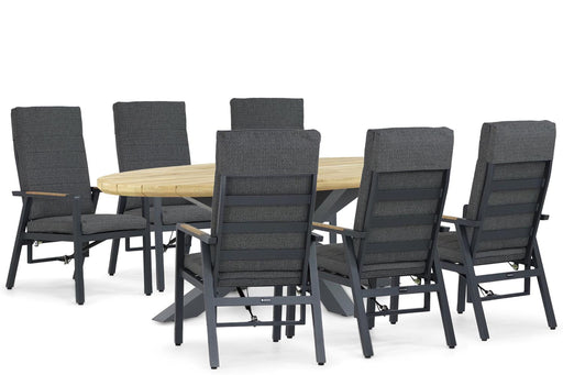 Lifestyle Marseille/Diogo 240 cm dining tuinset 7-delig - 21684
