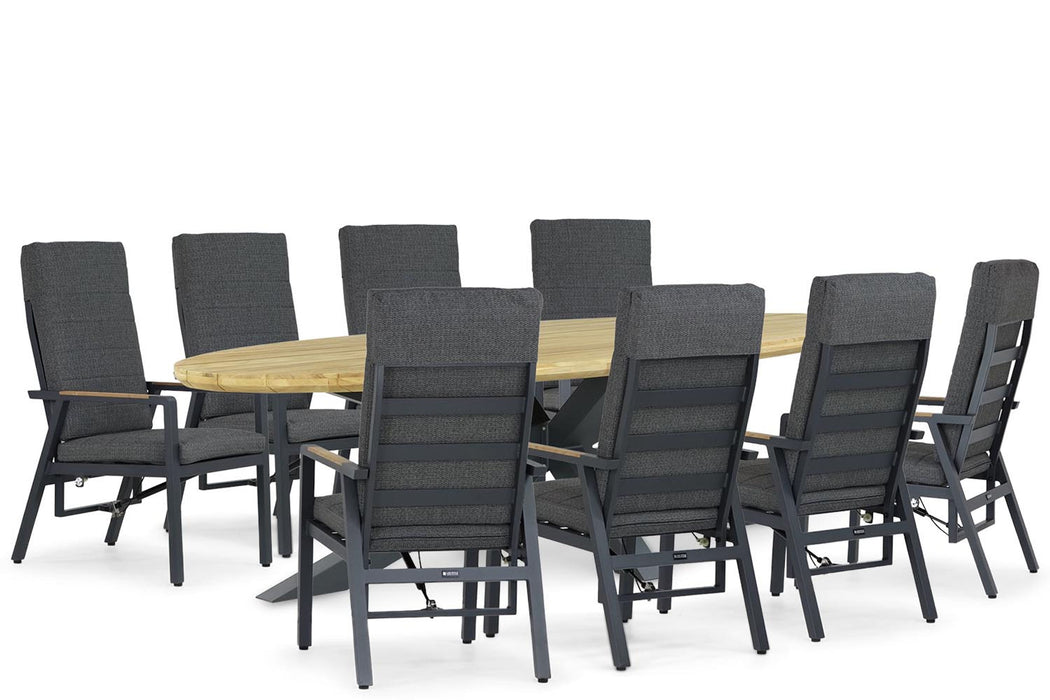 Lifestyle Marseille/Diogo 280 cm dining tuinset 9-delig - 21685