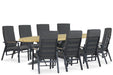 Lifestyle Marseille/Diogo 280 cm dining tuinset 9-delig - 21685