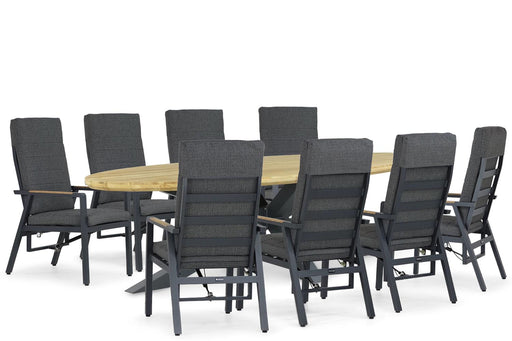 Lifestyle Marseille/Diogo 280 cm dining tuinset 9-delig - 21685