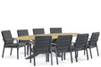 Lifestyle Marseille/Diogo 280 cm dining tuinset 9-delig