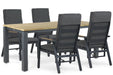 Lifestyle Marseille/Riviera 180 cm dining tuinset 5-delig - 21681