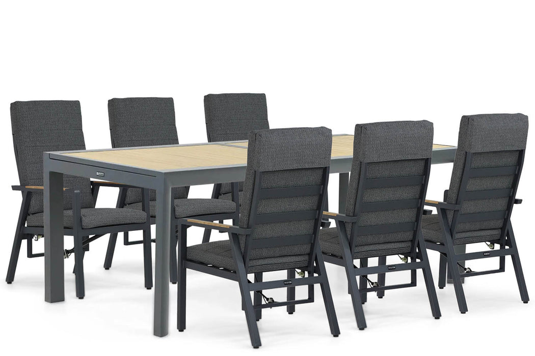 Lifestyle Marseille/Rosarno 214/273 cm dining tuinset 7-delig - 21686