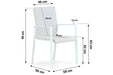 Lifestyle Rome dining tuinstoel - 22021