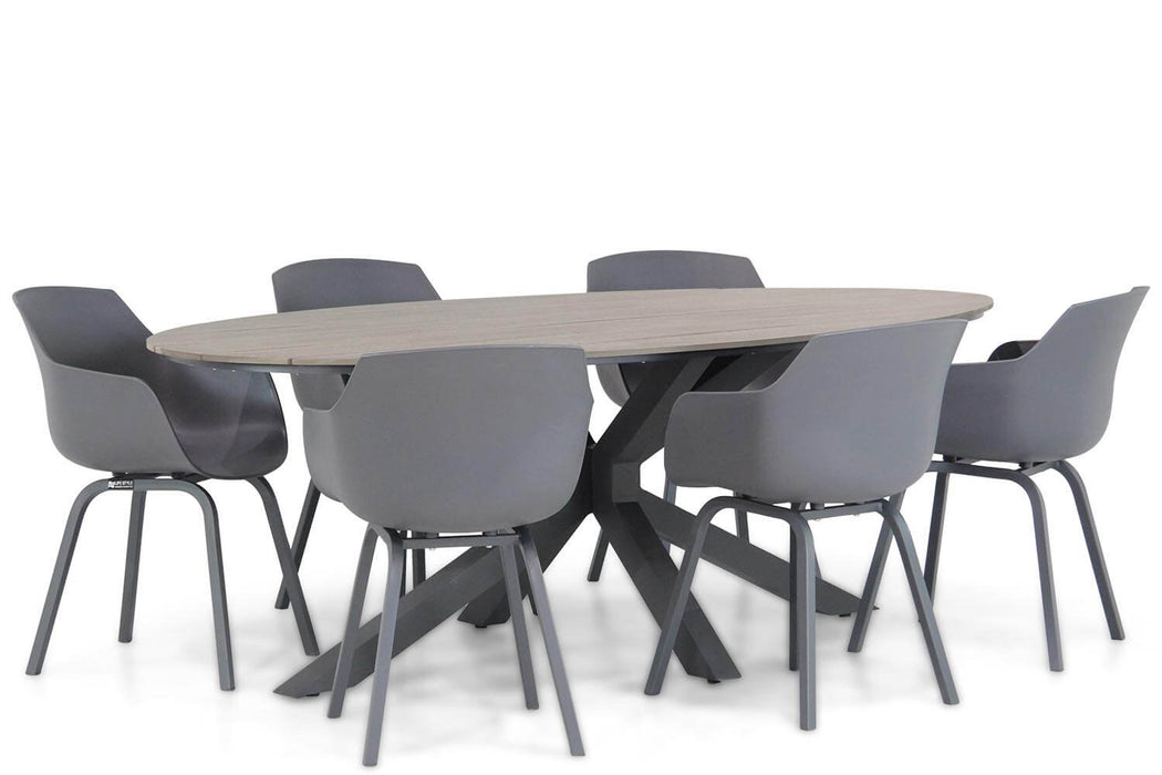 Lifestyle Salina/Matara 220 cm dining tuinset 7-delig