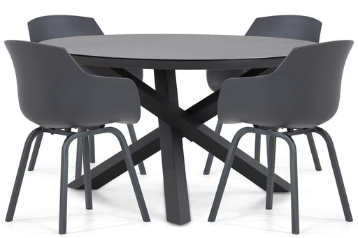 Lifestyle Salina/Livorno 125 cm dining tuinset 5-delig - 21724
