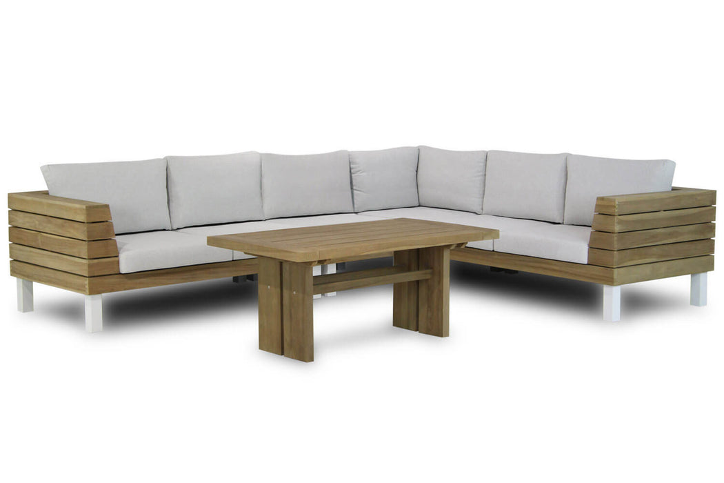 Lifestyle Seashore/Brighton 140 cm hoek loungeset 5-delig - 18995