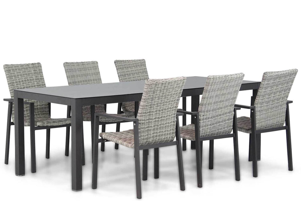 Lifestyle Upton/Madras 220 cm dining tuinset 7-delig