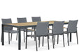 Lifestyle Brandon/Valence 240 cm dining tuinset 7-delig
