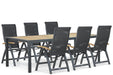 Presto Tarenta/Valence 240 cm dining tuinset 7-delig