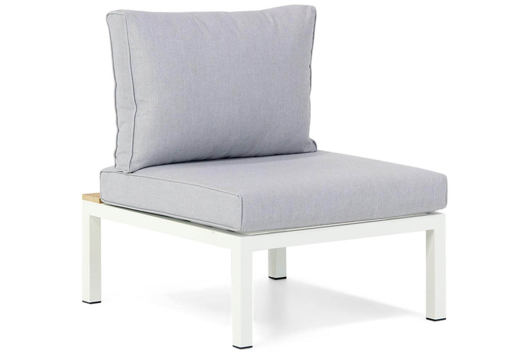 Lifestyle Vero Beach midden module white /teak