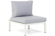 Lifestyle Vero Beach midden module white /teak