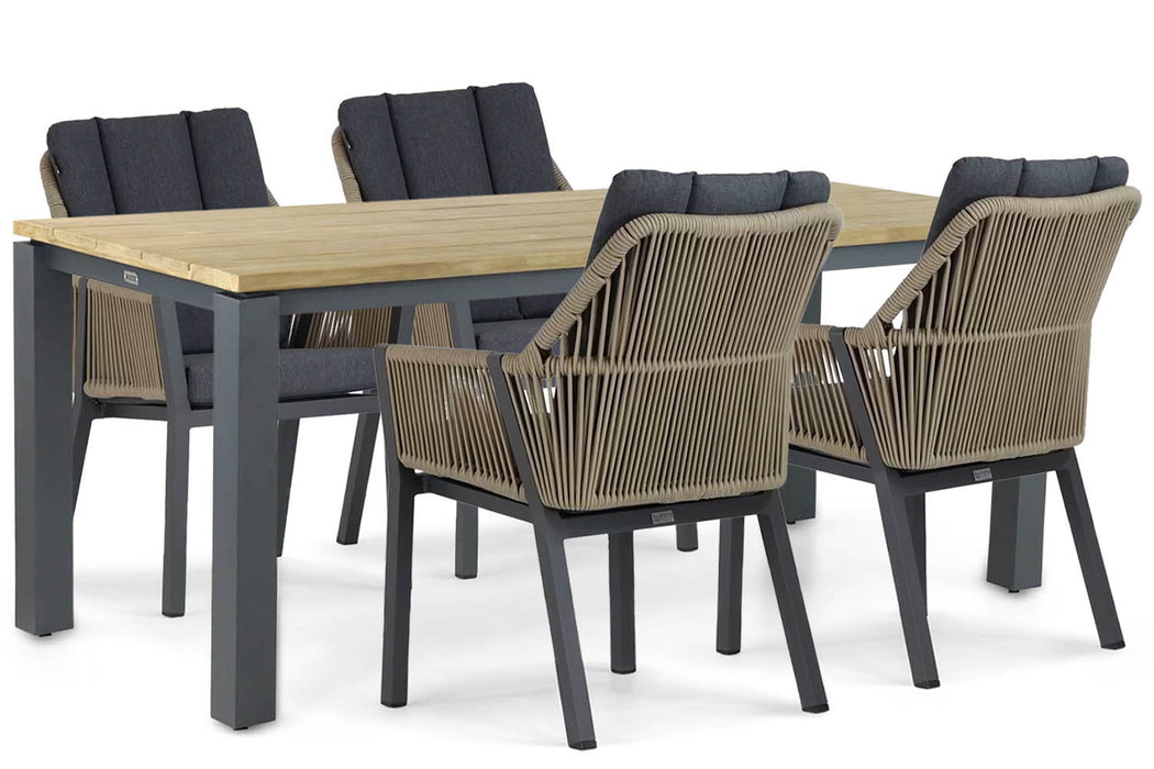 Lifestyle Verona/Riviera 180 cm dining tuinset 5-delig - 21556