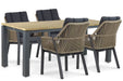 Lifestyle Verona/Riviera 180 cm dining tuinset 5-delig - 21556