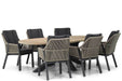 Lifestyle Verona/Brookline 240 cm ovaal dining tuinset 7-delig