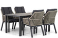 Lifestyle Verona/Young 155 cm dining tuinset 5-delig - 11720