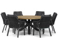 Lifestyle Verona/Rockville 160 cm dining tuinset 7-delig