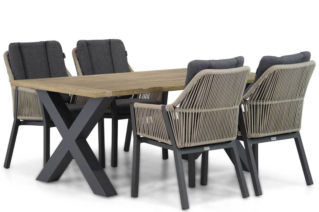 Lifestyle Verona/Cardiff 180 cm dining tuinset 5-delig - 17518