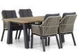 Lifestyle Verona/Glasgow 180 cm dining tuinset 5-delig - 17520