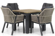 Lifestyle Verona/Veneto 90 cm dining tuinset 5-delig - 17522