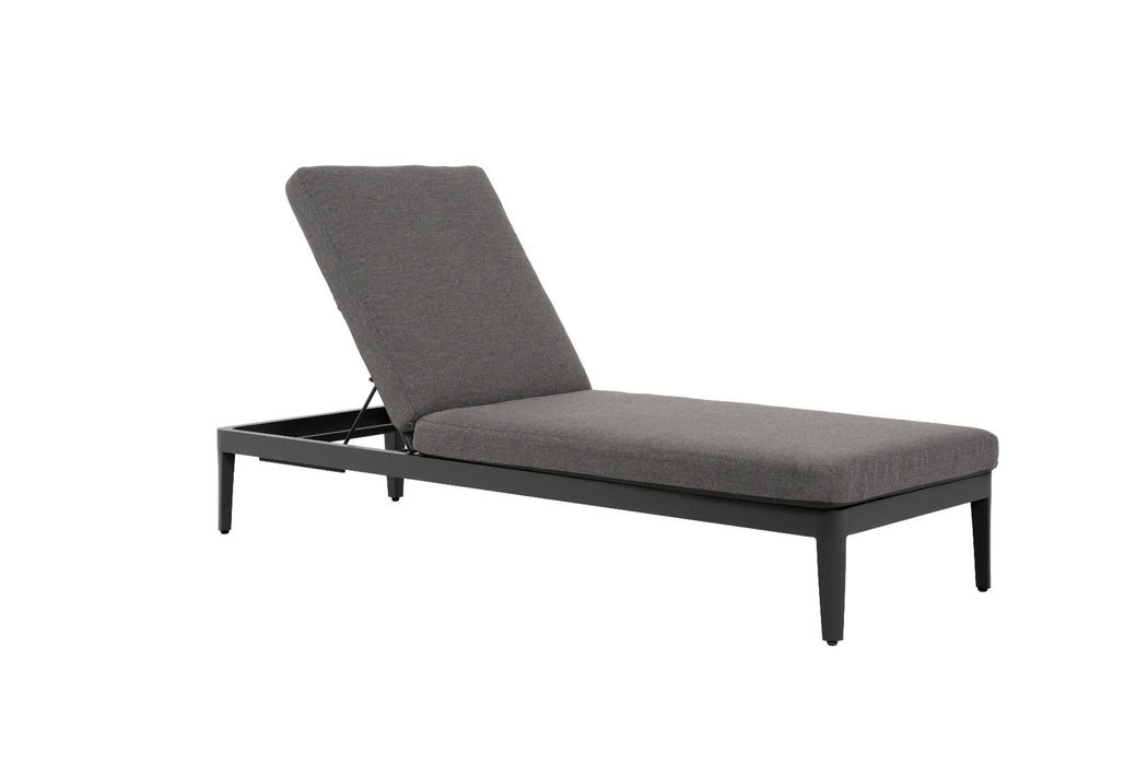 Lifestyle Mateo ligbed met kussen antraciet/carbon
