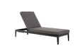 Lifestyle Mateo ligbed met kussen antraciet/carbon