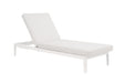 Lifestyle Mateo ligbed met kussen wit/soft grey