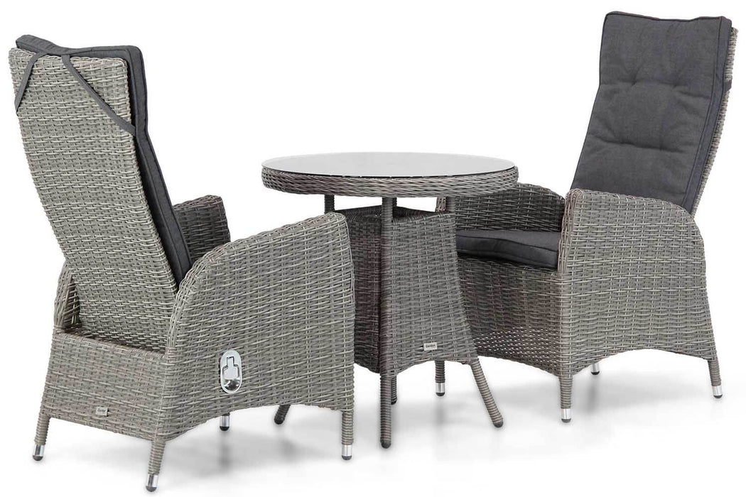 Garden Collections Lincoln/Bolton 70 cm dining tuinset 3-delig