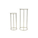Light & Living Zuil Ricardo Set van 2 stuks - Wit - Rond