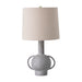 Bloomingville Tafellamp Kean Terracotta en linnen, 59cm hoog - Grijs