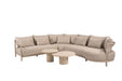 4 Seasons Outdoor Mykonos/Hampton 80 cm/60 cm hoek loungeset 5-delig