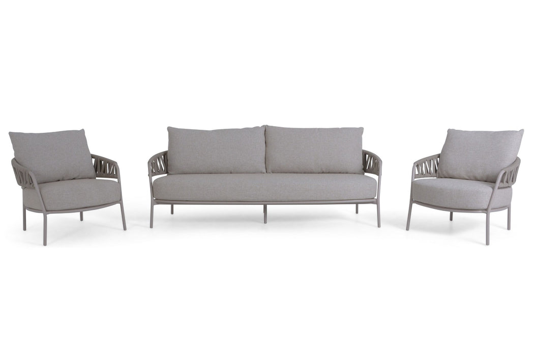 4 Seasons Outdoor Calma stoel-bank loungeset 3-delig