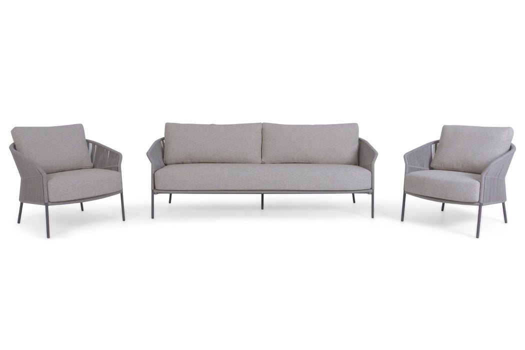 4 Seasons Outdoor Florence stoel-bank loungeset 3-delig