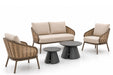 Apple Bee Pine Key/Cayora 50/80 cm stoel-bank loungeset 5-delig - 27187