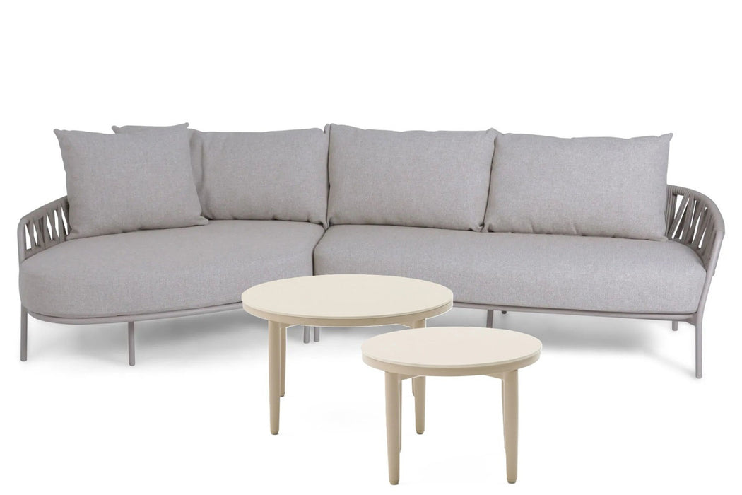 4 Seasons Outdoor Calma/Ibiza 50/70 cm hoek loungeset 4-delig