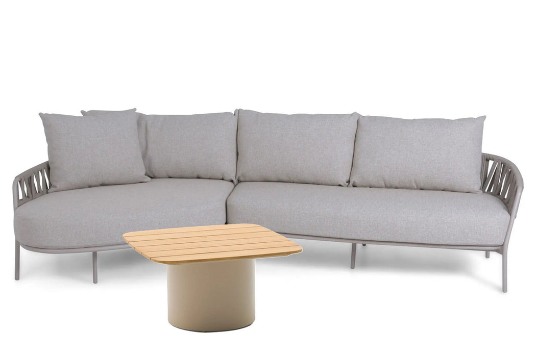 4 Seasons Outdoor Calma/Ronda 70x70 cm hoek loungeset 3-delig