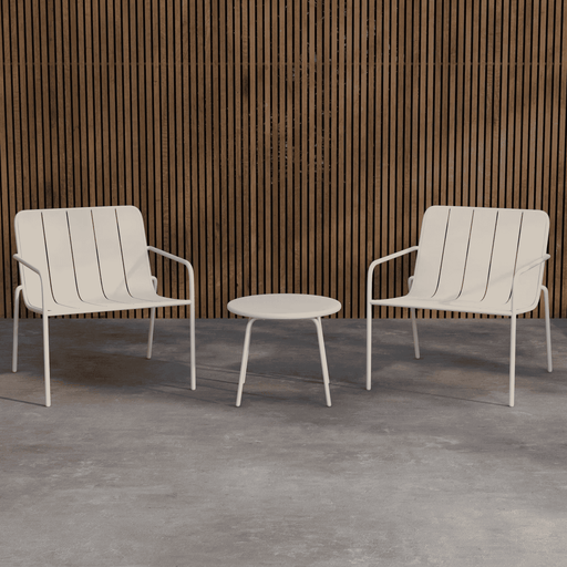 Nohr Loungeset Travian Met 2 stoelen en tafel - Beige