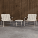 Nohr Loungeset Travian Met 2 stoelen en tafel - Beige