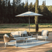 Kave Home Loungeset Zuara Met 3-zitsbank, 2 fauteuils en tafel - Ecru/Bruin