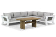 Santika Yovita/Brighton 140 cm hoek loungeset 5-delig