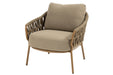 4 Seasons Biarritz low dining chair amber with 2 cushions(per 2 stuks)
