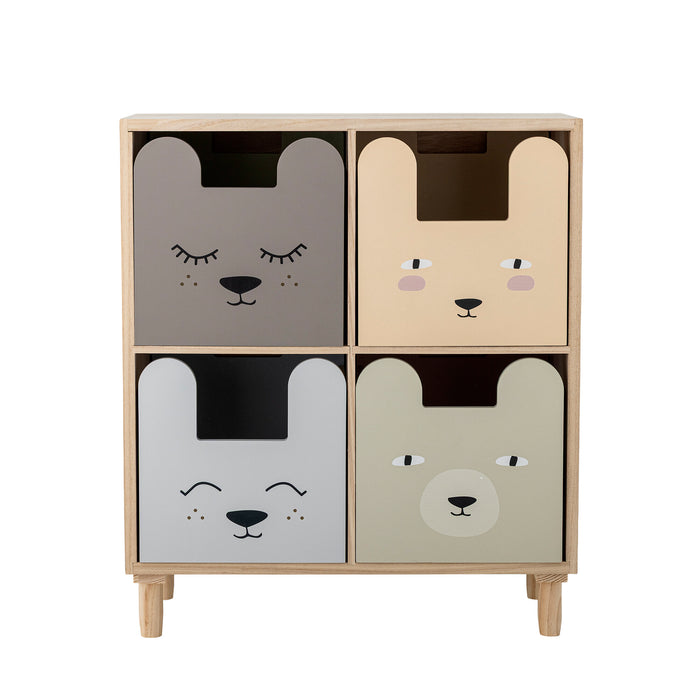 Bloomingville MINI Boekenkast Calle 63 x 55cm - Meerkleurig