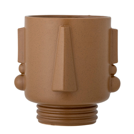 Bloomingville Bloempot Guxim 23cm hoog - Bruin - ThatLyfeStyle
