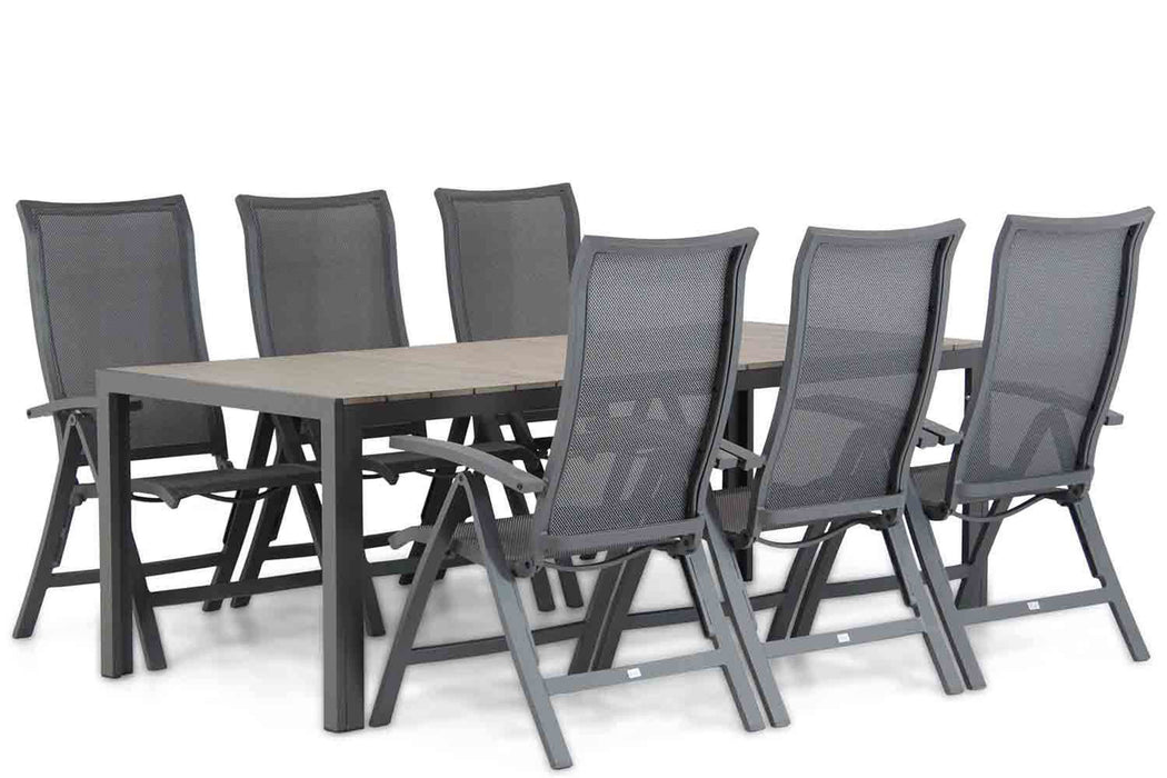 Presto Lucardo/Young 217 cm dining tuinset 7-delig