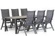 Presto Lucardo/Young 217 cm dining tuinset 7-delig