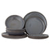 Bloomingville Serviesset Sandrine Set van 12 stuks - Grijs
