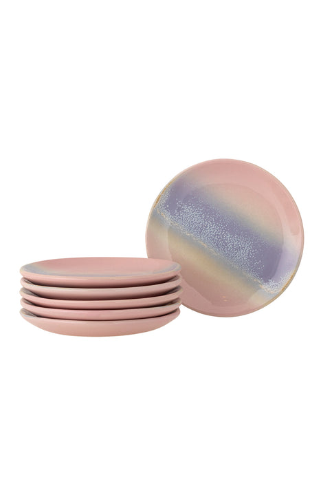 Bloomingville Bord Safie Set van 6 stuks - Roze